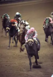 Horse Racing Wood Memorial Stakes Lucien Laurin In Action 1966 OLD PHOTO