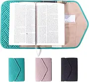 APLUFINE Reusable Book Cover with Magnet Closure - Adjustable Book Sleeve for Book Lovers Gift - Book Protector for Paperback -Book Covers for Hardcover - Book Pouch - Book Carrier