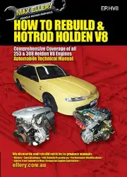 HOLDEN V8 253 308 355 304 EFI 5.0 BOOK MANUAL HOW TO REBUILD & HOT ROD HOLDEN V8