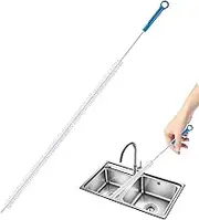 Flexible Drain Brush | Flexible Bendable Dredging Brush with Bristles | Tube Cleaning Accessories for Vegetable Sinks, Floor Drains, Toilets, Bathroom Sewers, Washbasin Puchen