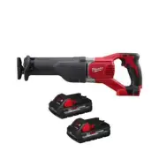 Milwaukee Reciprocating Saw 18V Li-Ion Cordless Brushed Keyless Blade Change Red