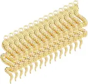 [KALLORY] Snake Charm Jewelry Charms 48pcs Metal Charms for Diy Jewelry Making for Necklace Bracelet Keych