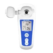 Digital Brix Refractometer Rechargeable Lcd Display 0 55% Sugar Content Tempe...