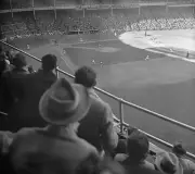Crowd Of The Yankee Stadium Field 1947 OLD BASEBALL PHOTO