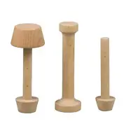 3 Wooden Pastry Tamper DIY Baking Shaping Kitchen Tool for Cheesecakes Desserts