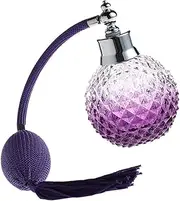 VICASKY 100ml Refillable Travel Perfume Bottle Glass Pineapple Pattern Lightweight