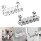 Removable Suction Cup Shower Shelf, Kitchen Spice Rack, Bathroom Shower