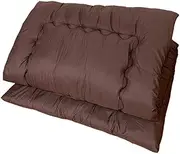 EiYU Futon Mattress, Semi-Double, Washable, Dust Resistant, Brown