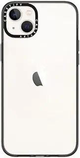 CASETiFY Compact iPhone 14 Plus Case [Lightweight / 4 ft. 2X Military Grade Drop Protection/Slim] - Clear Black