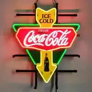 Drink Coca Cola Ice Cold 24"x20" Neon Sign Light Lamp With HD Vivid Printing EM