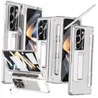 Compatible for Samsung Galaxy Z Fold 6 Case with S Pen Holder & S fold 6 Clear