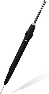 Alloy Handle Straight Umbrella, Automatic Enlarged Welcome Long Handle Umbrella, Business Storm-Resistant Golf Umbrella