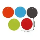 5PCS Silicone Trivet Mats Round Non Slip Heat Resistant Multipurpose Hot JY
