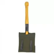 Small infantry shovel with cover. Military