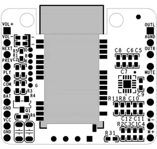 CSR8645 ATP-X晶片藍芽4.0模組 DC12V音響改裝藍芽接收模組