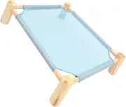 GANAZONO Reptile Hammock Lizard Snake Wooden Rack Bed Reptile Cage Hammock Easy to Dry Durable