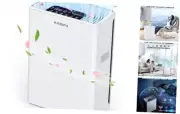 Air Purifiers for Home Large Room up to 1840sq.ft, 2024 Upgraded H13 True White