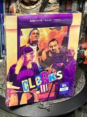 Clerks 3 (4k Ultra HD Blu-ray) Kevin Smith, Best Buy Limited STEELBOOK! NEW!