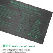 FOHOA 2Pack 10"x20.75" Seedling Heat Mat, Waterproof Plant Heating Pad
