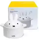 Miffy Ceramic Mini Steamer 420ml- White / Microwave and Oven Use Only -Tracking