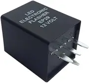 FUNOMOCYA Car LED 4 Pin Flasher Relay EP29 Turn Signal Equalizer for Improved Signal Performance Black Car Supplies for LED Lighting