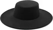 [HEYDHSDC] Bowler Hat Women's Cap Hats for Men Fedoras Fashion Fedoras Felt Panama Chapel Beach Wedding Hat