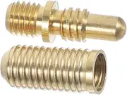 1 Set Billiard Cue Joint Protector Heavy Duty Copper Screws for Pool Cue Connecting Hardware Easy Installation Versatile Use for Home Games Professional Tournaments