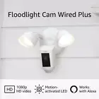 Ring Floodlight Cam Wired plus with Motion-Activated 1080P HD Video, White (2021