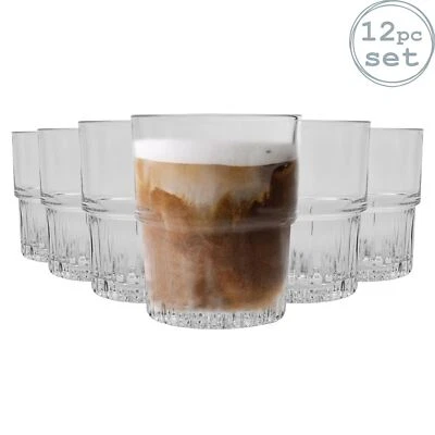 Duralex Empilable Stackable Juice Water Glasses Tumblers Set 200ml - Set of 12