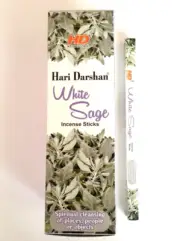 Wholesale Hari Darshan Ethical Incense 200 Stick Box White Sage Fragrance