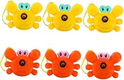 JOINPAYA 6pcs Crab Shape Projection Camera Toy for Boy Girl Creative and Fun Educational Plaything Random Colors for Outdoor Photography and Parent-boy Girl Interaction