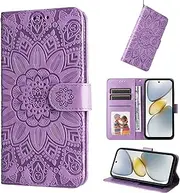 Cover Compatible with Samsung Galaxy S10e G970F,Compatible with Samsung Galaxy S10e G970F [Shell + PU Leather] Card Slot Flip Stand Magnetic Clasp Purple