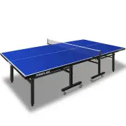 PROFLEX Table Tennis Table, with 4 Player Ping Pong Paddle and Pingpong Ball Pack