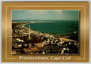 Provincetown Cape Cod Massachusetts Pilgrim Monument Postcard