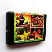 Royal Retro 4in1 Super Shinobi III+Bare Knuckle+World Cup Soccer+Rambo III 16 bit SEGA MD Game Card For Sega Mega Drive For Genesis