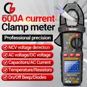 ANENG Digital Clamp Meter 6000 Count Multimeter NVC Amp AC DC Volt Current Test