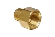 Speco Meter brass automotive gauge adapter 1/8" NPT female to 1/8" BSPT male 543-31