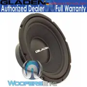 GLADEN ALPHA 10 SUB 10" WOOFER 250W RMS 4-OHM SUBWOOFER BASS CAR SPEAKER NEW