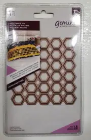 Gemini Multi Media DECORATIVE HONEYCOMB HEXAGON PANEL Die Quilting Fabric Paper
