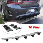 For Mitsubishi Eclipse Carbon Fiber Look Rear Bumper Diffuser Splitter Spoiler