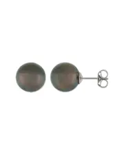 Masako Pearls 14K 11-12mm Tahitian Pearl Earrings