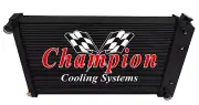 RS Champion 3 Row Black Finish Radiator for 1978 - 1987 Chevrolet Monte Carlo (for: Chevrolet)