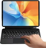 for Galaxy Tab S7 S8 S9 S9FE Magnetic Keyboard Case, Keyboard Cover with Stylus Pen Holder, 500mAh Battery, Smart Touchpad