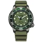 Citizen Eco-Drive BN0157-11X Green Polymer Strap Men Watch