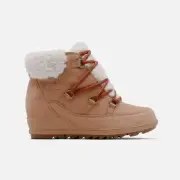 Sorel Women's Evie Cozy Lace Bootie - Tawny Buff/Wood NWB
