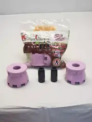 Kap-It Riser 1-1/2 In. Non Potable Head And Nozzle Extender Purple 2 Pack