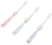 minkissy Cartoon Toothbrush for Boys and Girls Pack Soft Bristle Brush Straw Material for Oral Hygiene Training
