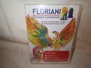 Embroidery Machine Design CD Floriani Thread Converter FL Transform Designs