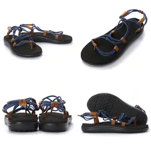 TEVA W VOYA INFINITY METALLIC 女款 織帶 休閒 涼鞋 羅馬涼鞋 彈性鬆緊帶