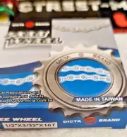 Dicta Chrome BMX FREEWHEEL 16t x 3/32" FIT 29" 26" 24" 20" RACE BIKES GT SE DK